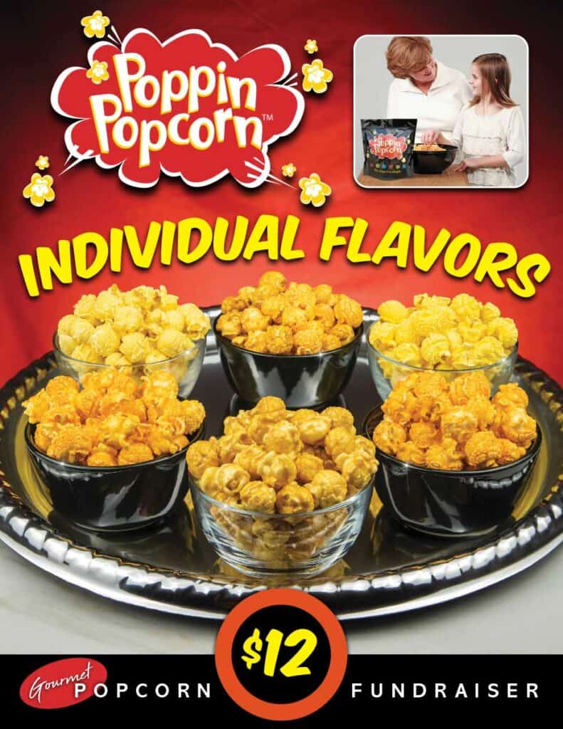 Poppin Popcorn $12 Brochure Cover