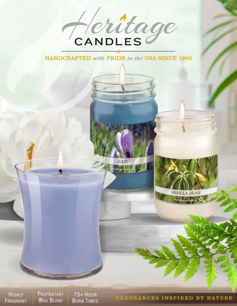 Heritage Candles Earth Collection Brochure Cover