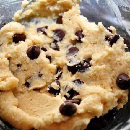 Cookie Dough Chocolate Chip Cookie