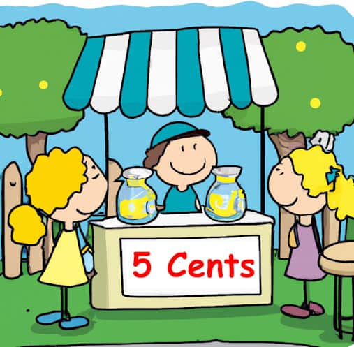 kids and lemonade stand fundraisers