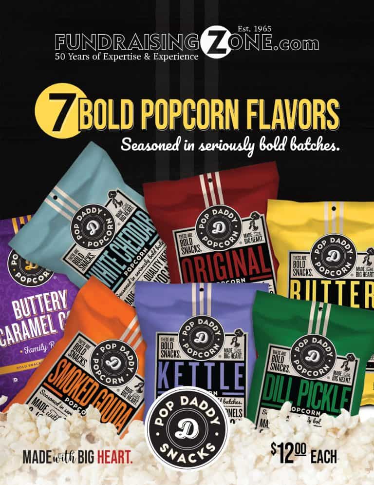 Pop Daddy Popcorn Fundraiser catalog